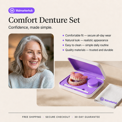 Walmarkerhub Custom Denture Set