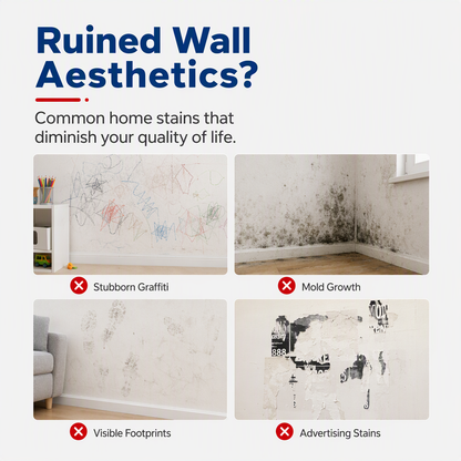 🥳 All-in-One Wall Repair Paste with Roller Brush