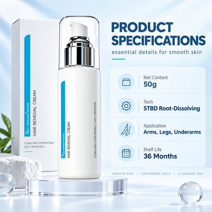 ✨ Ice‑Cooling Hair Removal Cream – Gentle for Sensitive Skin