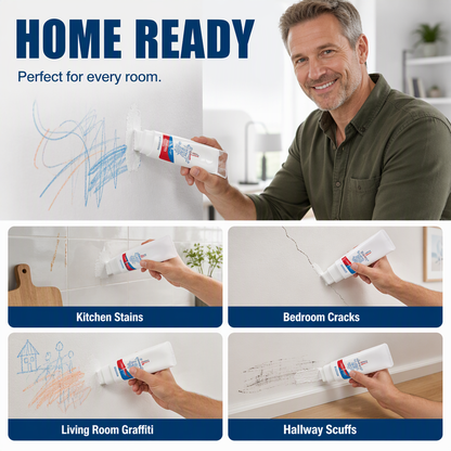 🥳 All-in-One Wall Repair Paste with Roller Brush