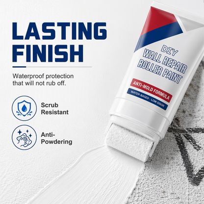 🥳 All-in-One Wall Repair Paste with Roller Brush