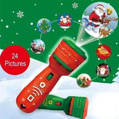 3 Slide Films Projection Torch Light Toy ----24 random patterns