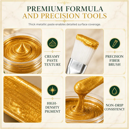 ✨🖌️Metallic Gold Refinishing Repair Paste