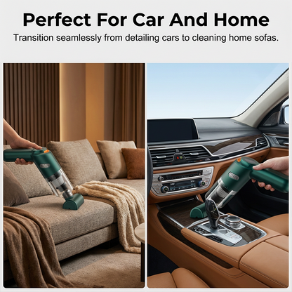 🧹 Cordless Car Vacuum – 10000Pa Suction & 4000mAh Battery 🚗