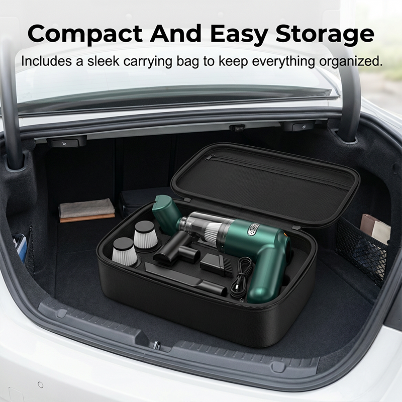 🧹 Cordless Car Vacuum – 10000Pa Suction & 4000mAh Battery 🚗
