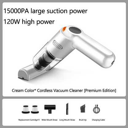 🧹 Cordless Car Vacuum – 10000Pa Suction & 4000mAh Battery 🚗