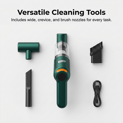 🧹 Cordless Car Vacuum – 10000Pa Suction & 4000mAh Battery 🚗