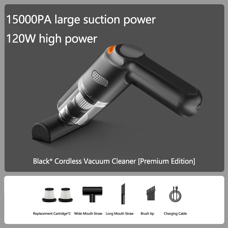 🧹 Cordless Car Vacuum – 10000Pa Suction & 4000mAh Battery 🚗