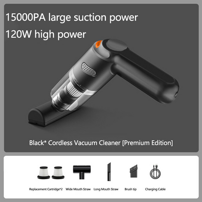 🧹 Cordless Car Vacuum – 10000Pa Suction & 4000mAh Battery 🚗
