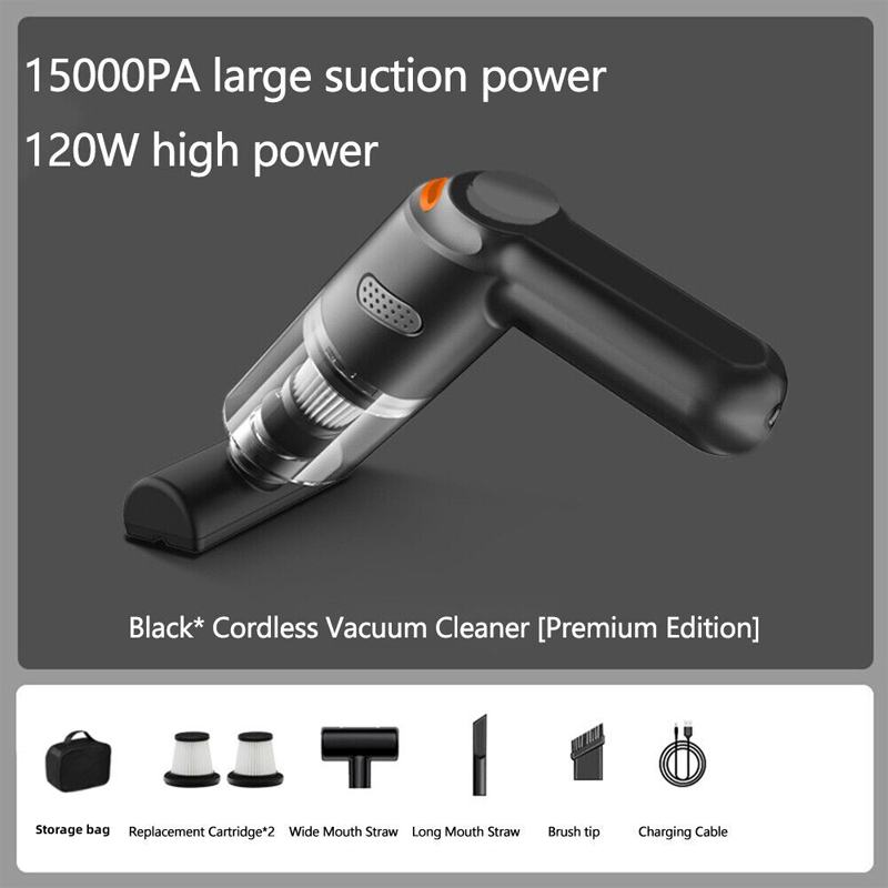 🧹 Cordless Car Vacuum – 10000Pa Suction & 4000mAh Battery 🚗