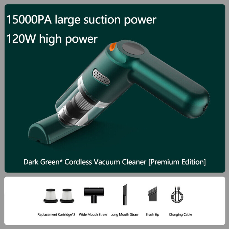 🧹 Cordless Car Vacuum – 10000Pa Suction & 4000mAh Battery 🚗