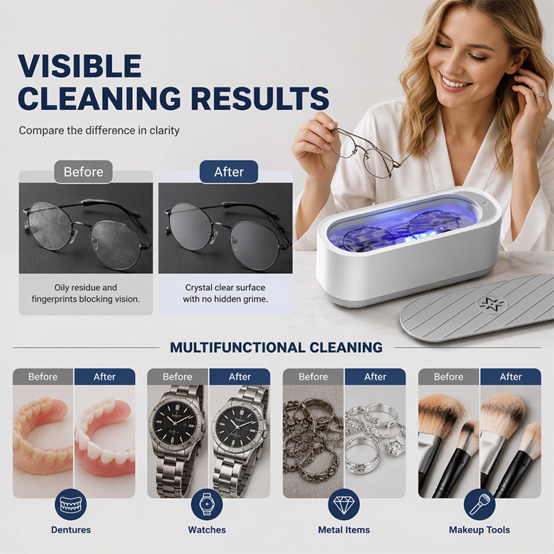 💦 🦷 Multifunctional rechargeable ultrasonic cleaner