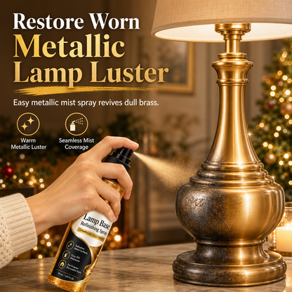 ✨ Metallic Gold Restoration Spray – DIY Lamp & Home Decor Refinishing