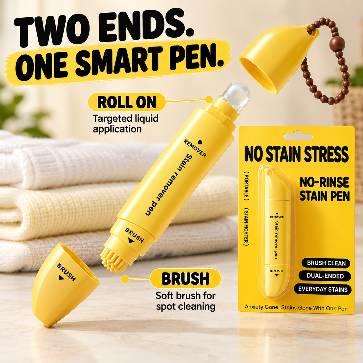 🧽 Portable Dual-Head Stain Remover Pen