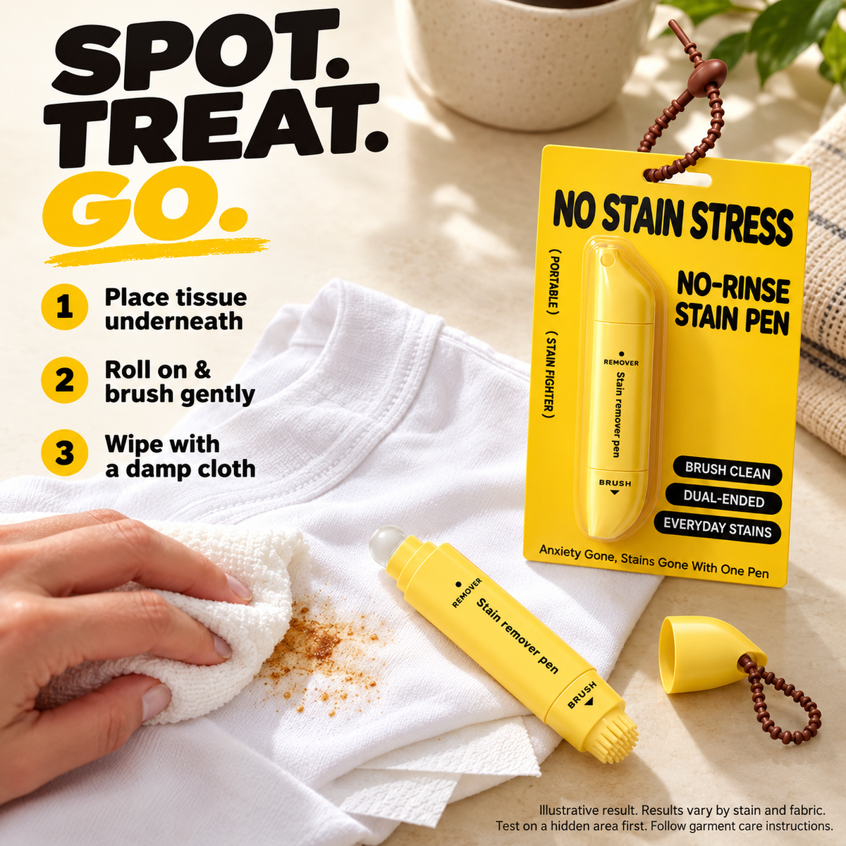 🧽 Portable Dual-Head Stain Remover Pen