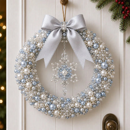 DIY Christmas Pearl Beaded Wreath Kit 🌟